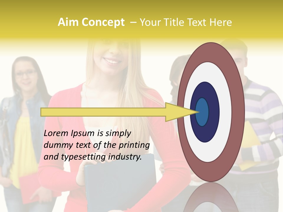 Adult Joy Happy PowerPoint Template