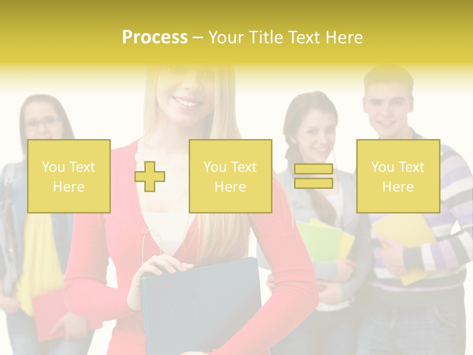 Adult Joy Happy PowerPoint Template