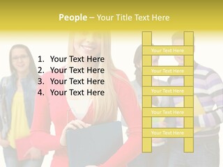 Adult Joy Happy PowerPoint Template