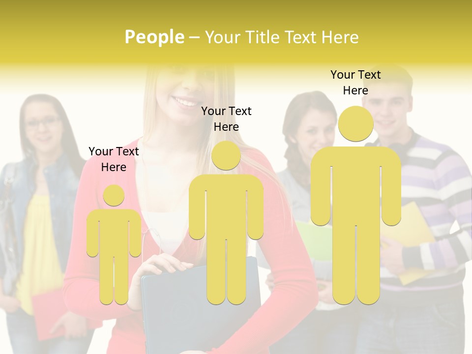 Adult Joy Happy PowerPoint Template