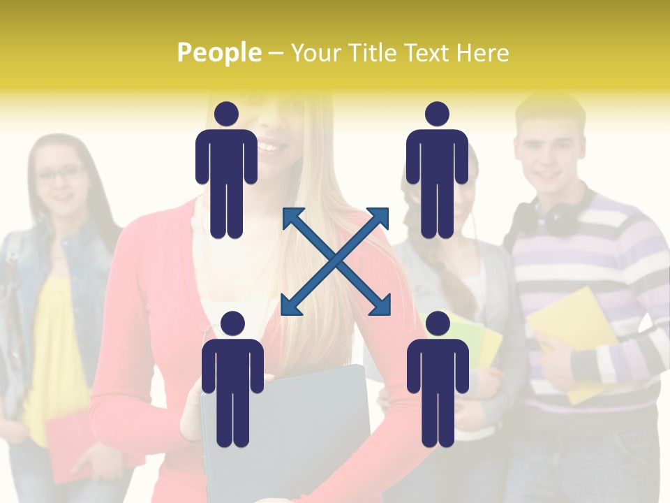 Adult Joy Happy PowerPoint Template