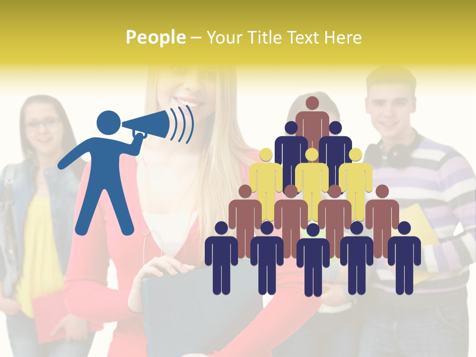 Adult Joy Happy PowerPoint Template