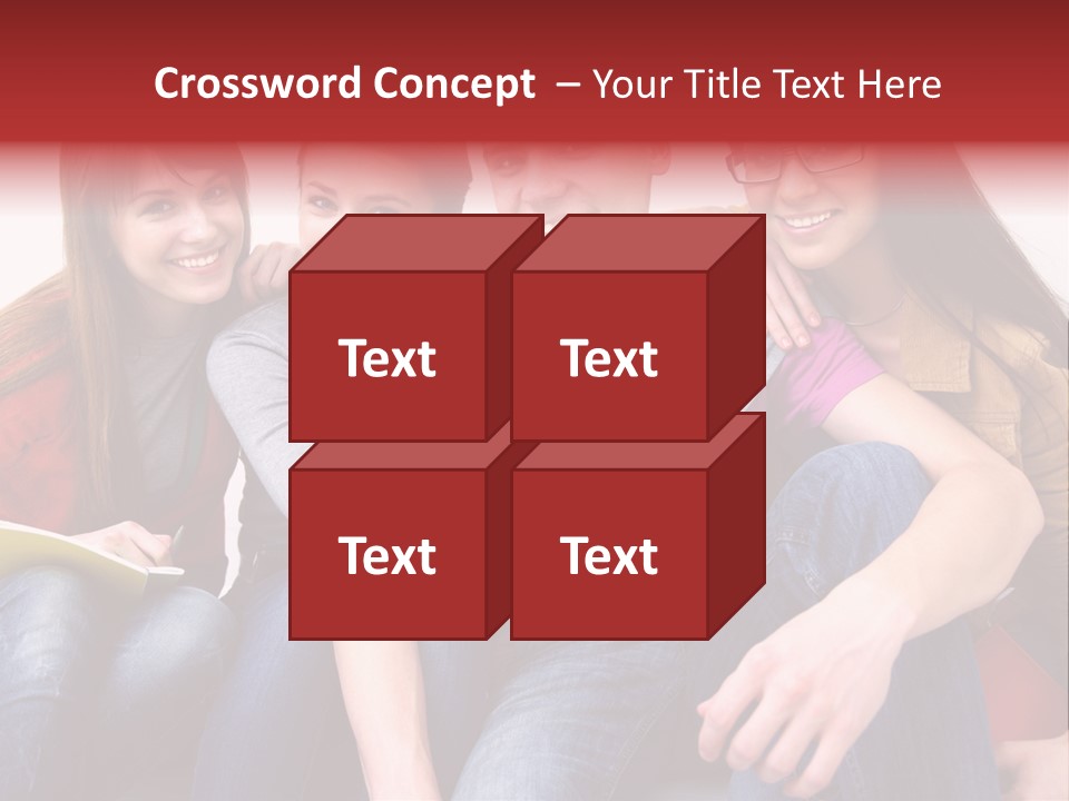 Years Refreshment Caucasian PowerPoint Template