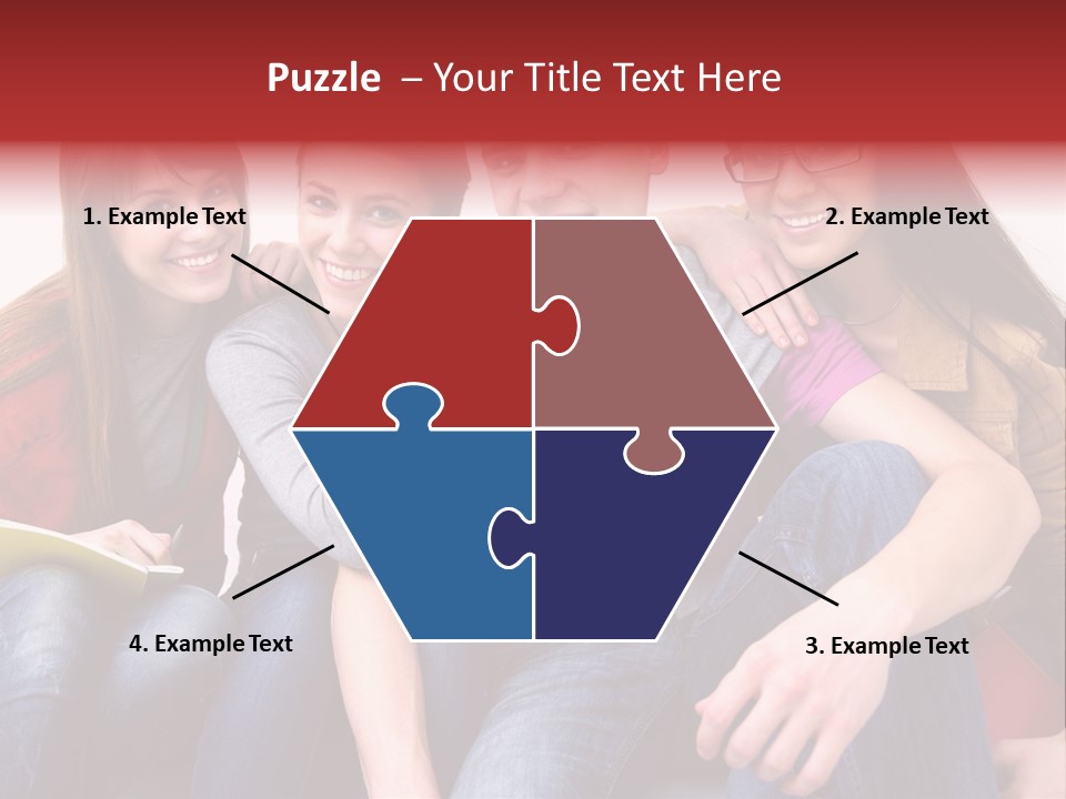 Years Refreshment Caucasian PowerPoint Template