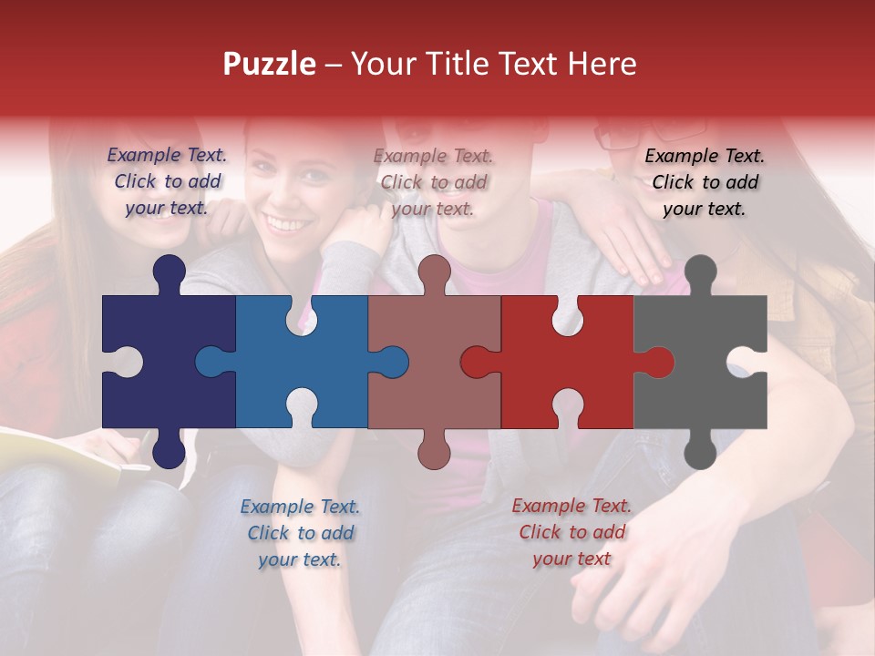 Years Refreshment Caucasian PowerPoint Template