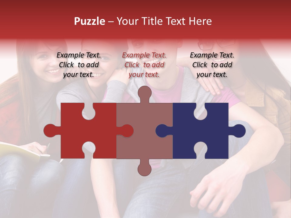 Years Refreshment Caucasian PowerPoint Template