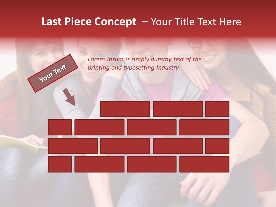 Years Refreshment Caucasian PowerPoint Template