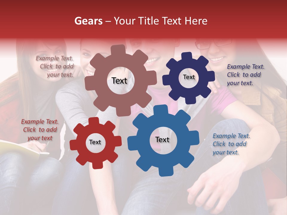 Years Refreshment Caucasian PowerPoint Template