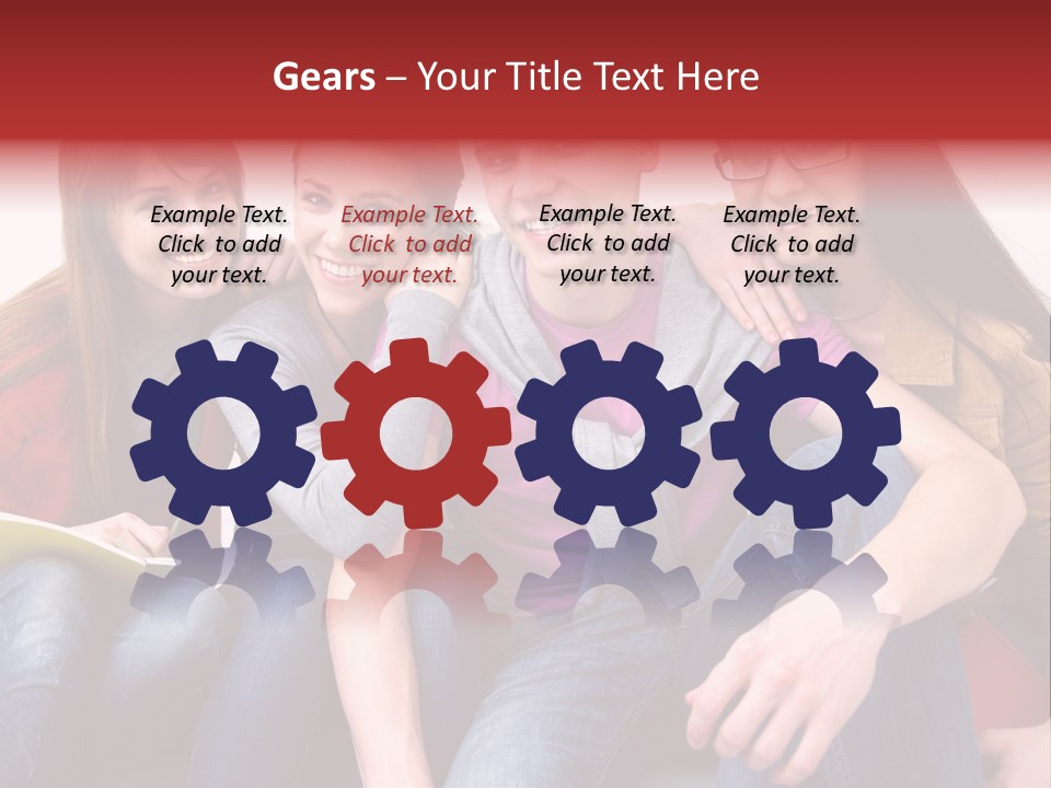 Years Refreshment Caucasian PowerPoint Template