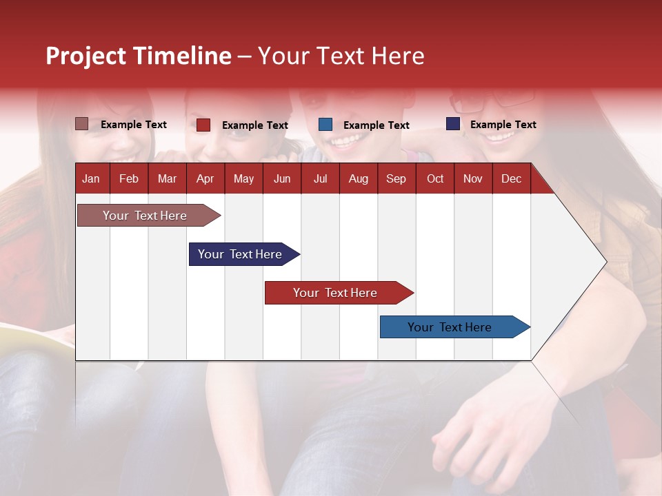 Years Refreshment Caucasian PowerPoint Template