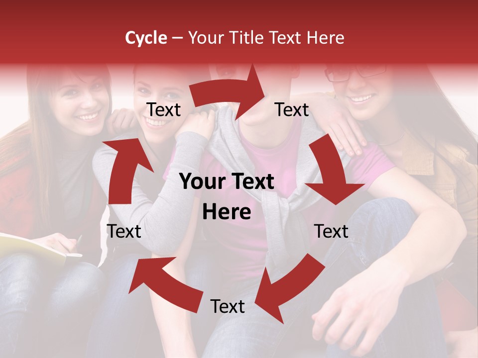 Years Refreshment Caucasian PowerPoint Template