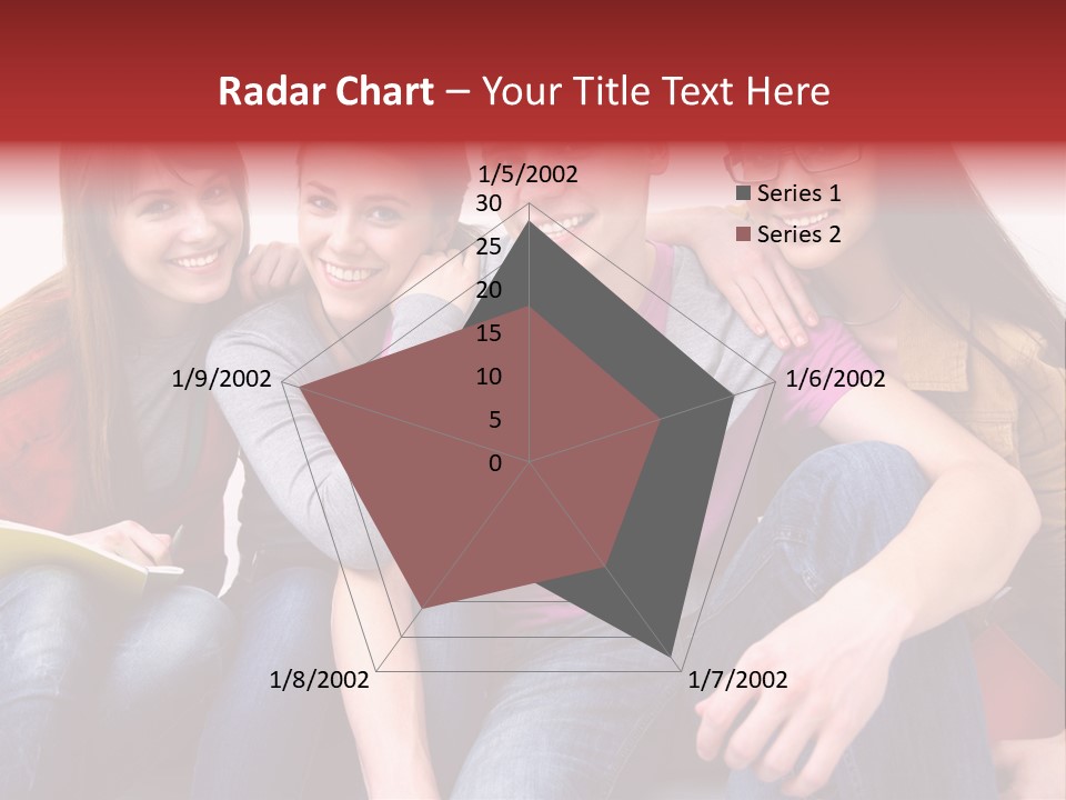Years Refreshment Caucasian PowerPoint Template