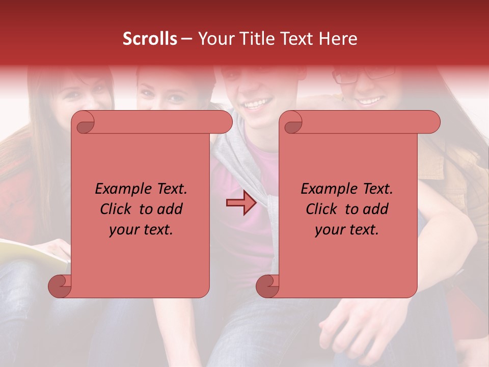 Years Refreshment Caucasian PowerPoint Template