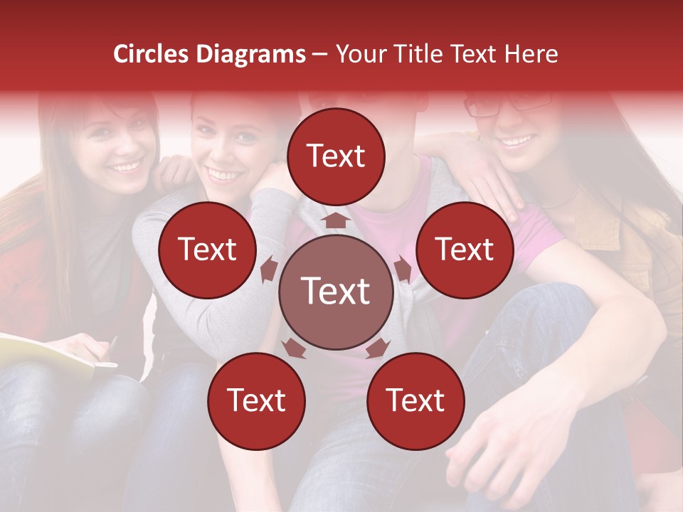 Years Refreshment Caucasian PowerPoint Template