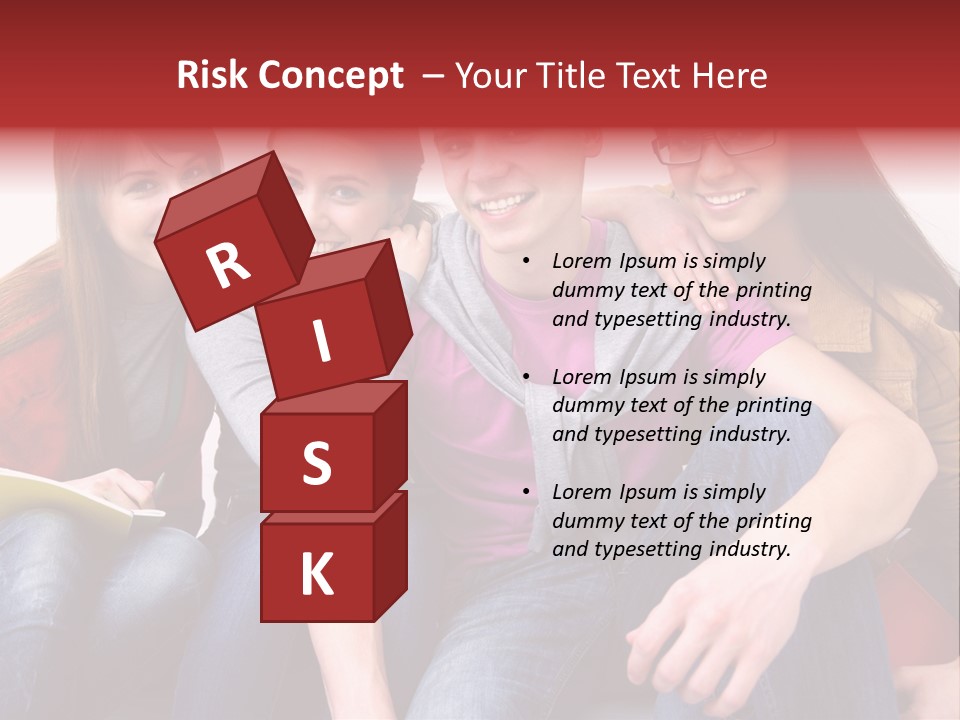 Years Refreshment Caucasian PowerPoint Template