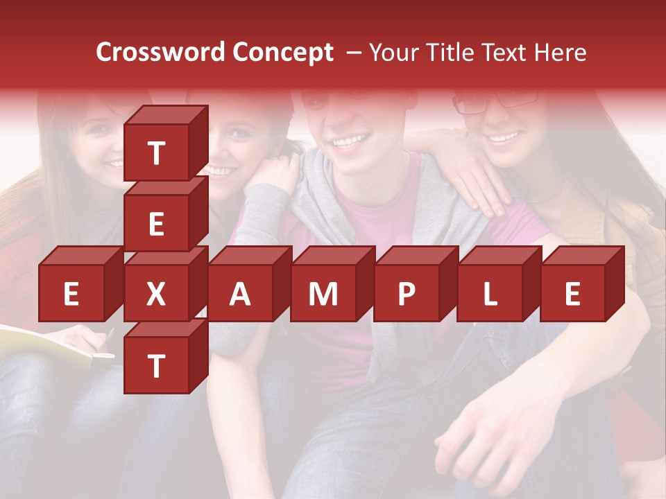 Years Refreshment Caucasian PowerPoint Template