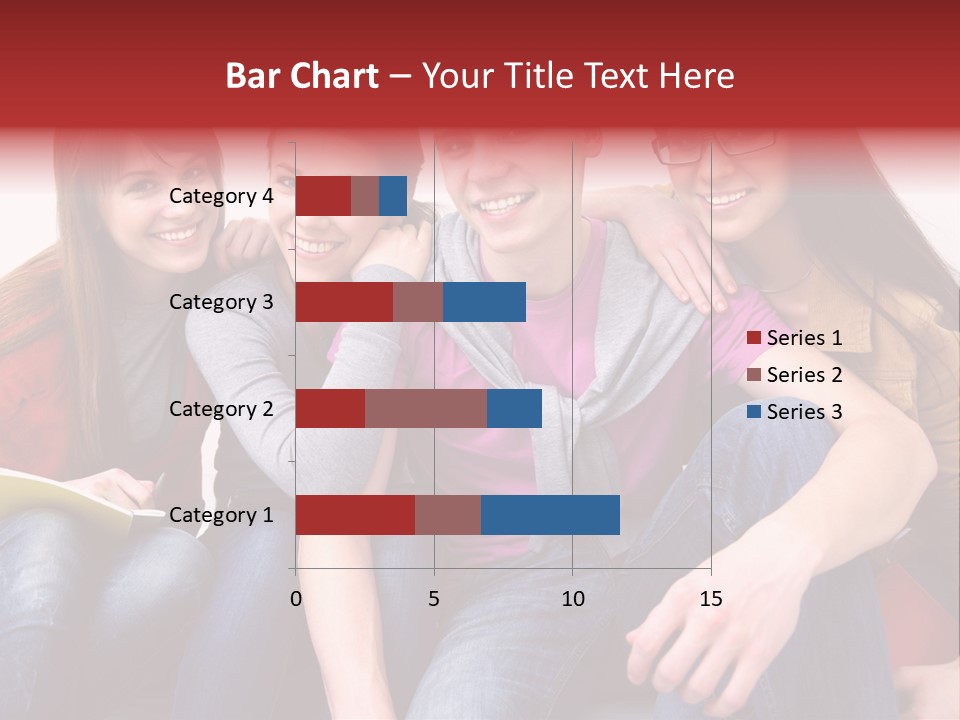 Years Refreshment Caucasian PowerPoint Template
