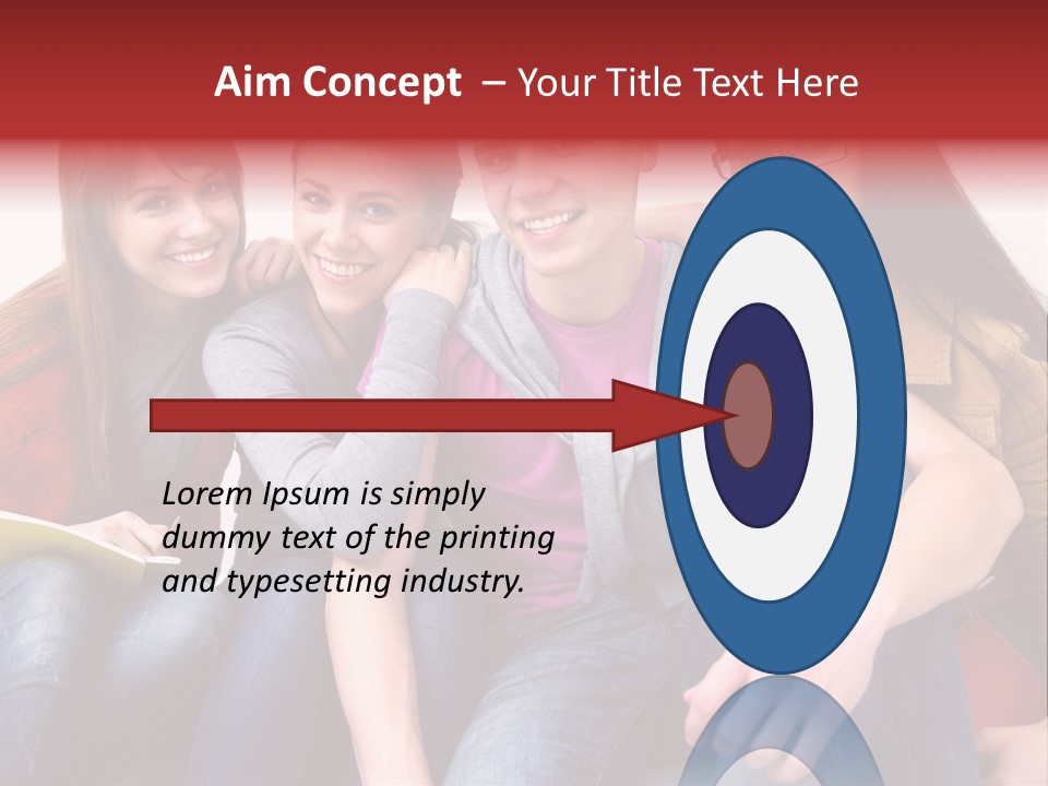 Years Refreshment Caucasian PowerPoint Template