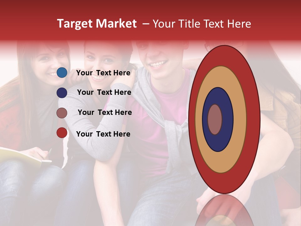 Years Refreshment Caucasian PowerPoint Template