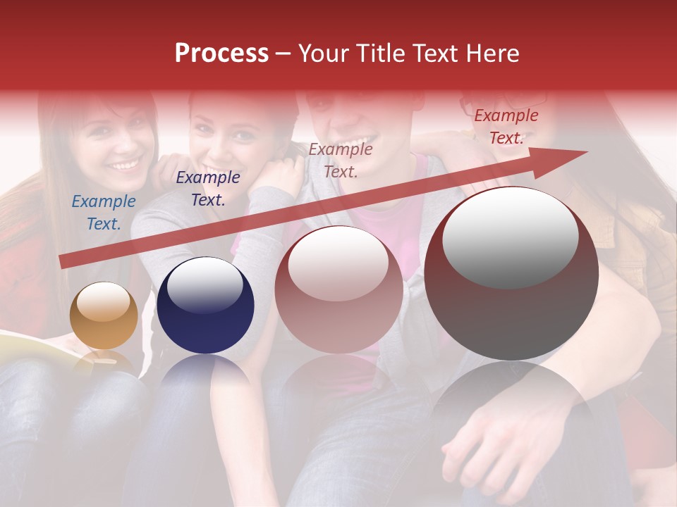 Years Refreshment Caucasian PowerPoint Template