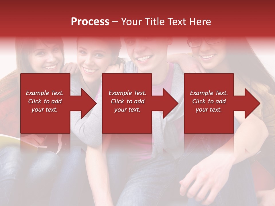Years Refreshment Caucasian PowerPoint Template