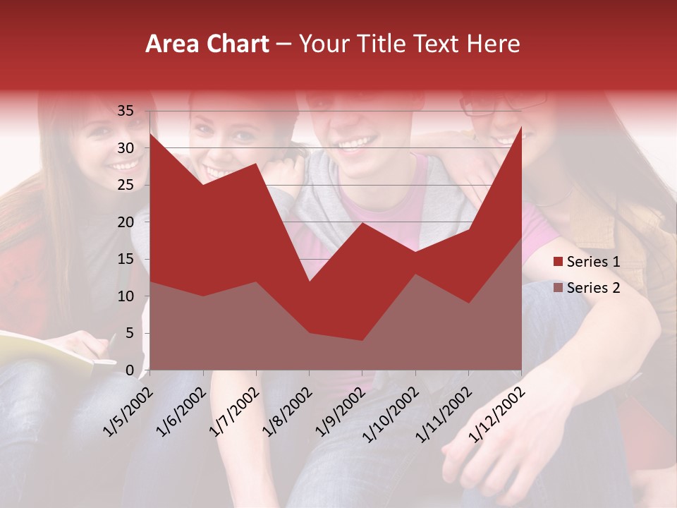 Years Refreshment Caucasian PowerPoint Template