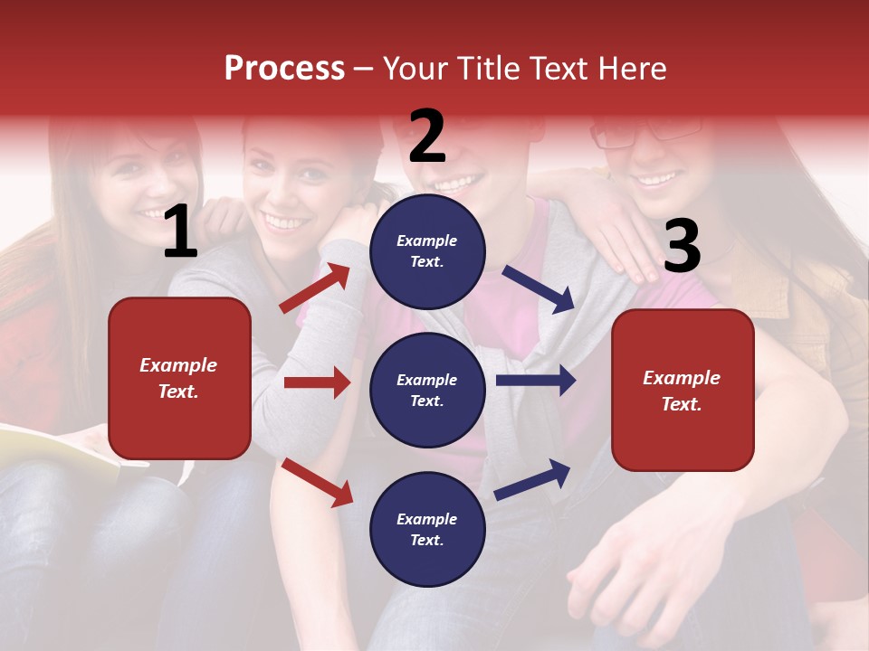 Years Refreshment Caucasian PowerPoint Template