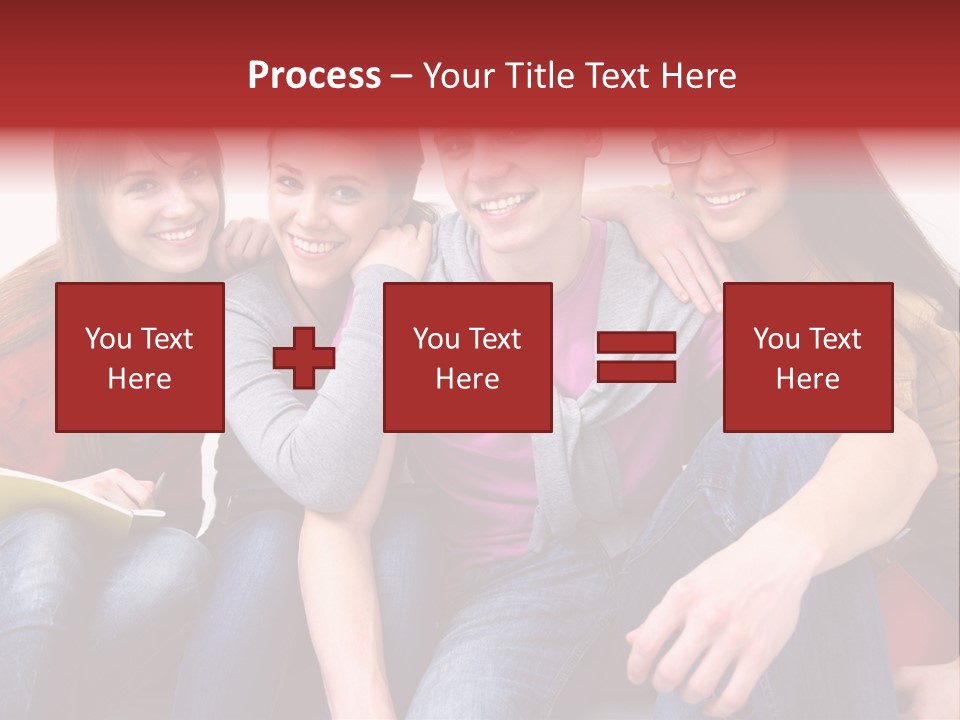 Years Refreshment Caucasian PowerPoint Template