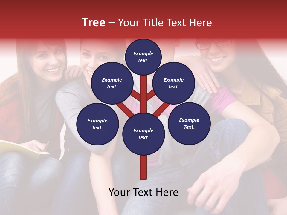 Years Refreshment Caucasian PowerPoint Template