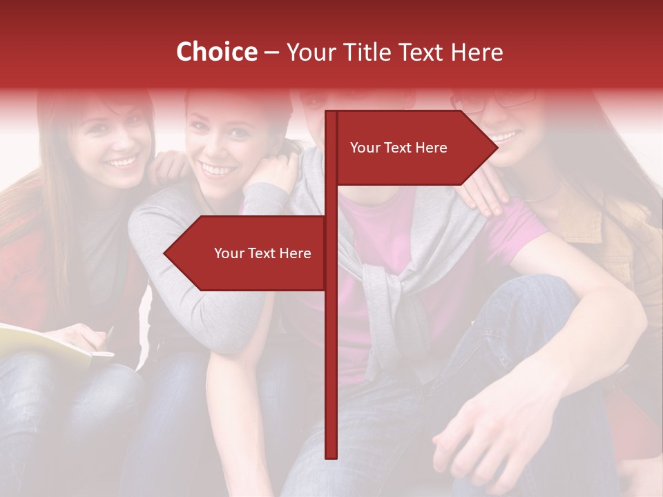 Years Refreshment Caucasian PowerPoint Template