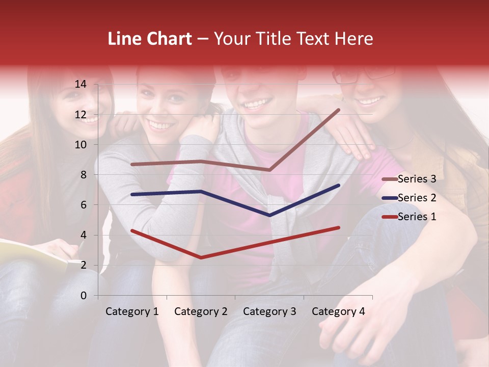 Years Refreshment Caucasian PowerPoint Template