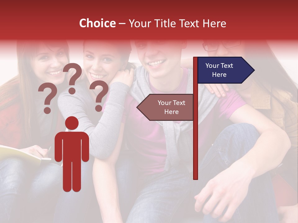 Years Refreshment Caucasian PowerPoint Template