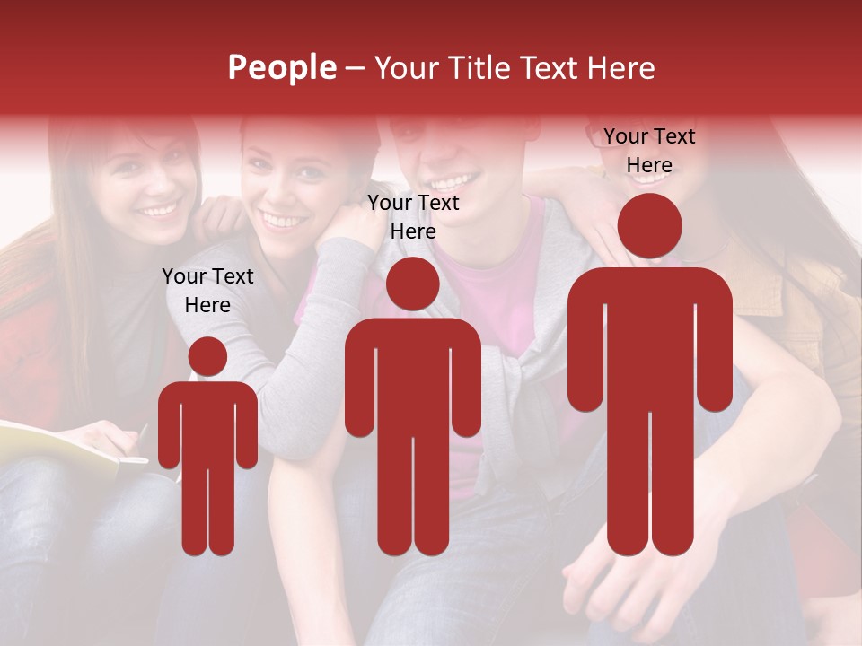 Years Refreshment Caucasian PowerPoint Template