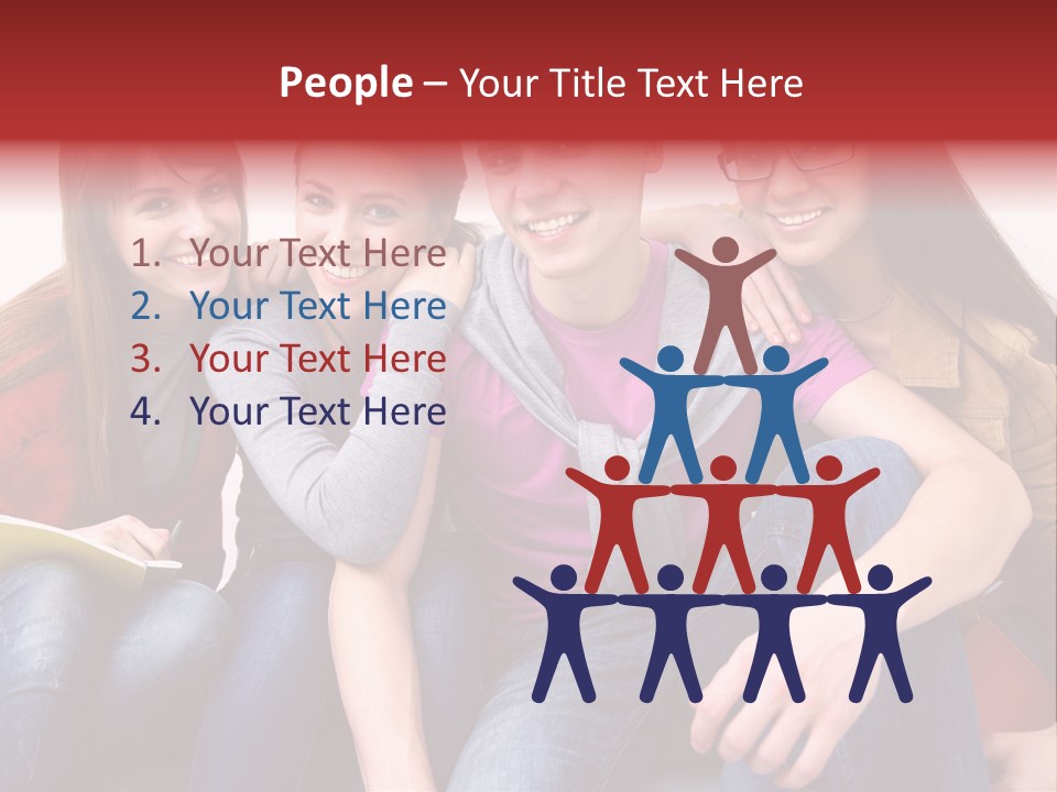 Years Refreshment Caucasian PowerPoint Template