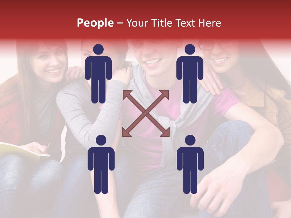 Years Refreshment Caucasian PowerPoint Template