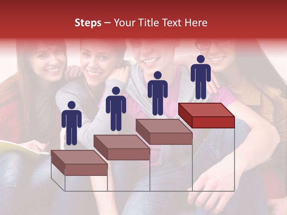 Years Refreshment Caucasian PowerPoint Template