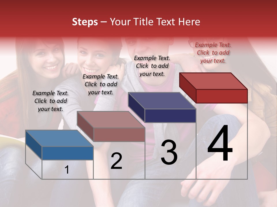 Years Refreshment Caucasian PowerPoint Template