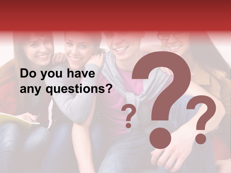 Years Refreshment Caucasian PowerPoint Template