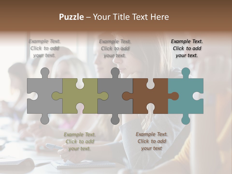 Group Uni Beautiful PowerPoint Template