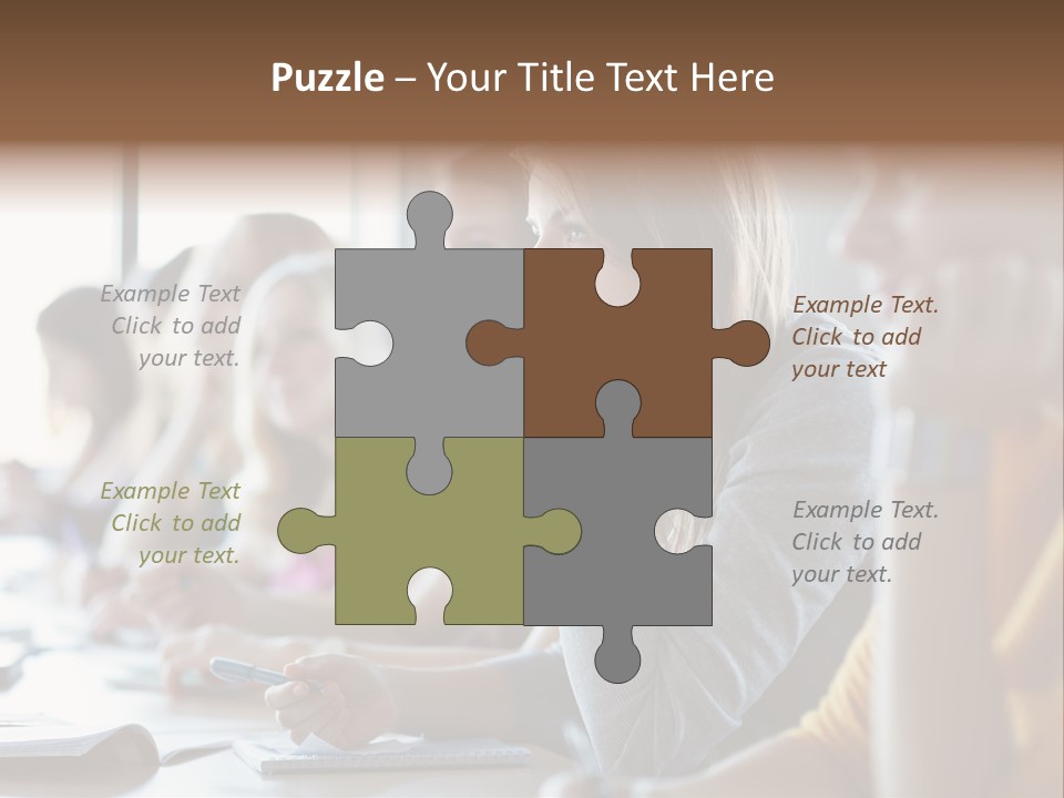 Group Uni Beautiful PowerPoint Template