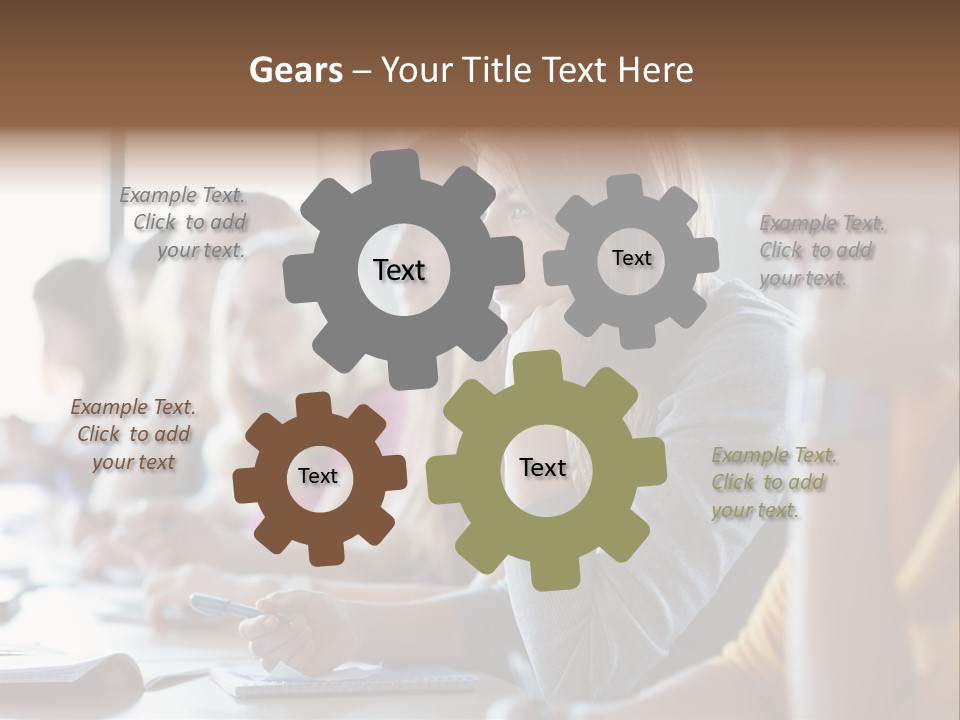 Group Uni Beautiful PowerPoint Template