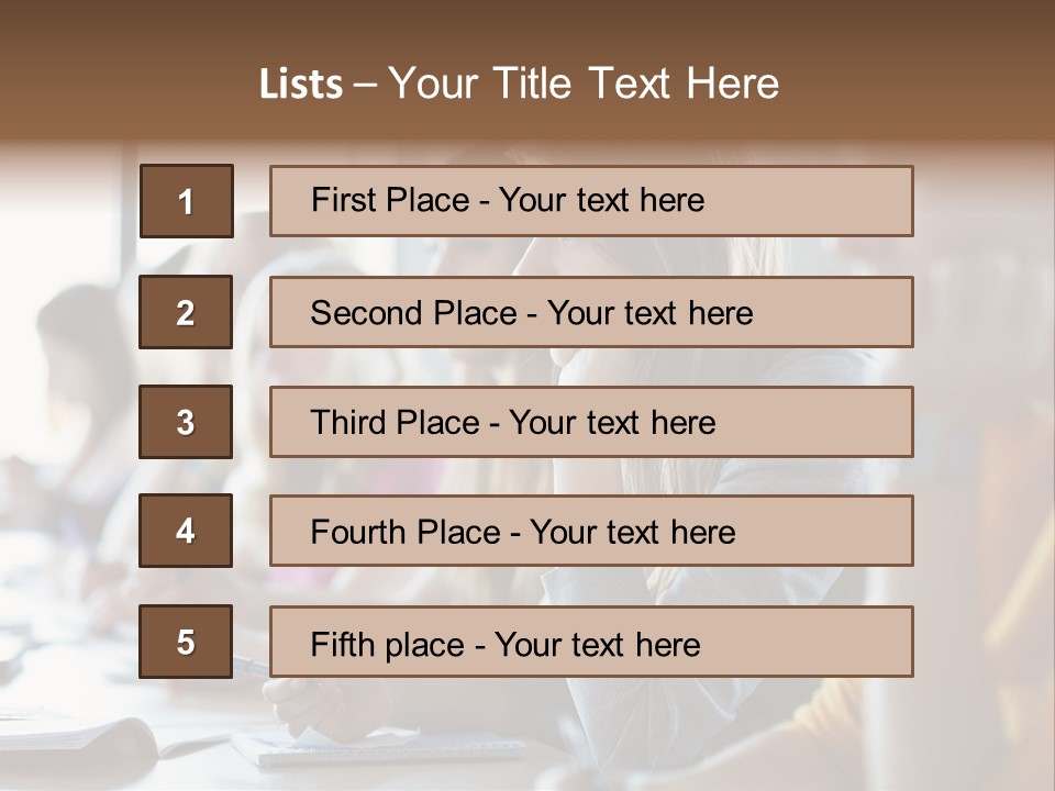 Group Uni Beautiful PowerPoint Template
