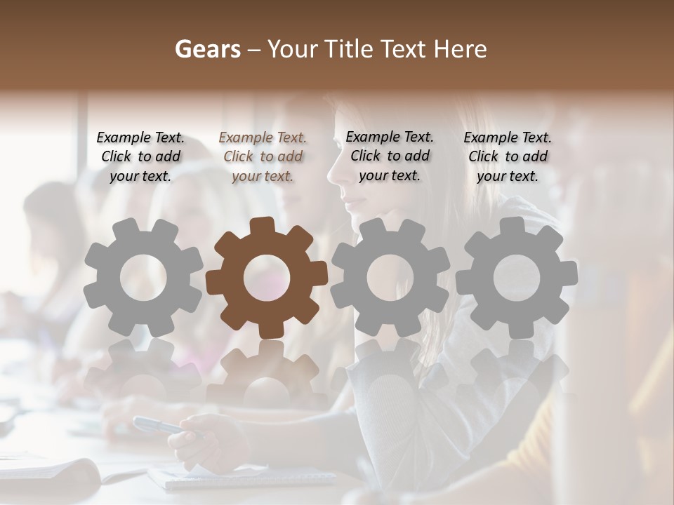 Group Uni Beautiful PowerPoint Template