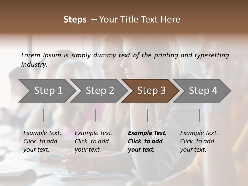 Group Uni Beautiful PowerPoint Template
