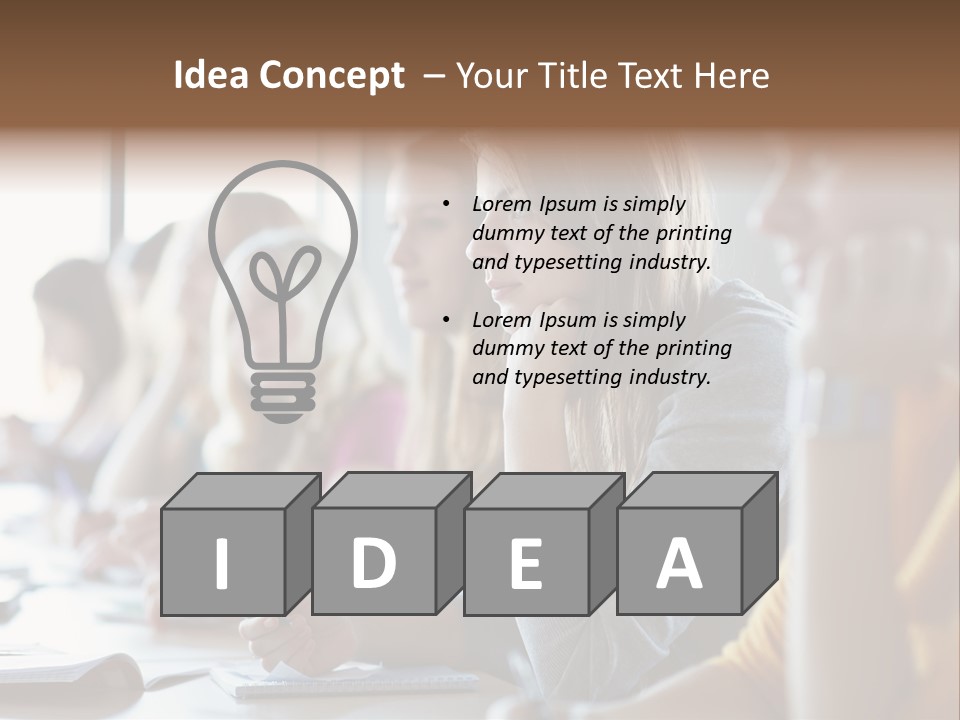 Group Uni Beautiful PowerPoint Template