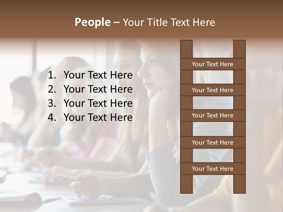 Group Uni Beautiful PowerPoint Template