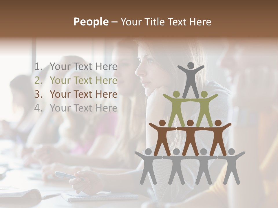 Group Uni Beautiful PowerPoint Template