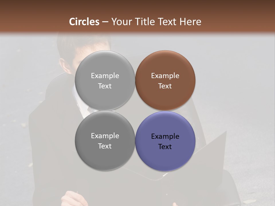 Road Portrait Abstract PowerPoint Template