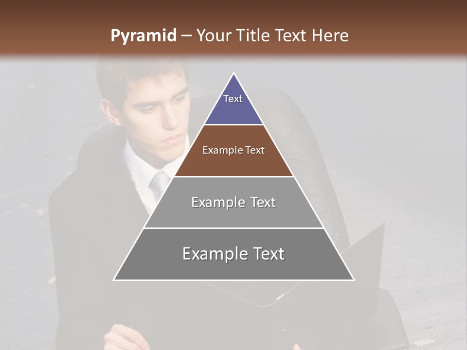 Road Portrait Abstract PowerPoint Template