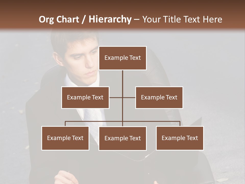 Road Portrait Abstract PowerPoint Template